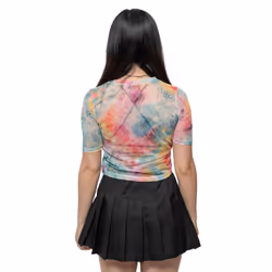 The Beatles Womens/Ladies Sgt Pepper Mesh Crop Top - XXL, Multicoloured