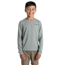 Craghoppers Childrens/Kids Cruz Nosilife Long-Sleeved T-Shirt - 7-8 Years, Lichen Green