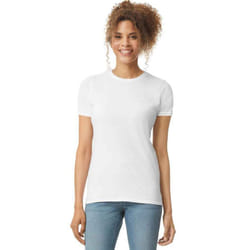 Gildan Womens/Ladies Softstyle Ringspun Cotton T-Shirt - 3XL, White