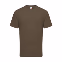 Fruit Of The Loom Mens Iconic 195 Ringspun Premium Tshirt - XL UK, Truffle Brown
