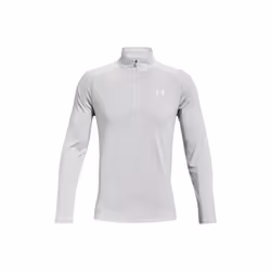 Under Armour Mens 2.0 Half Zip Technical Top - S, Halo Grey