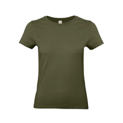 B&C Womens/Ladies E190 T-Shirt - XS, Urban Khaki