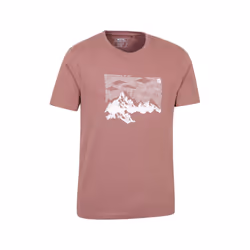 Mountain Warehouse Mens Mountain T-Shirt - XS, Burgundy