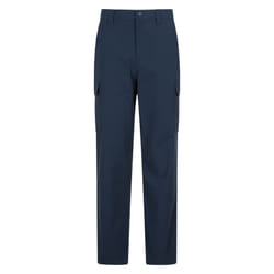 Mountain Warehouse Mens Delta Stretch Cargo Trousers - 32R, Navy