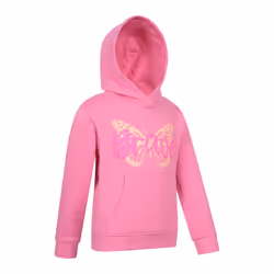 Mountain Warehouse Childrens/Kids Brave Butterfly Hoodie - 3-4 Years, Bright Pink