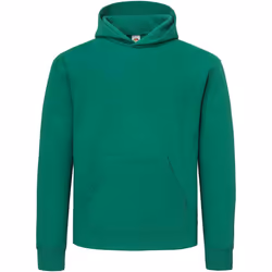 Fruit of the Loom Mens Cotton Hoodie - M, College Green
