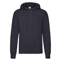 Fruit of the Loom Mens Cotton Hoodie - S, Deep Navy