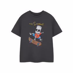 The Simpsons Boys Bart Simpson Short-Sleeved Halloween T-Shirt