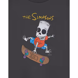 The Simpsons Boys Bart Simpson Short-Sleeved Halloween T-Shirt