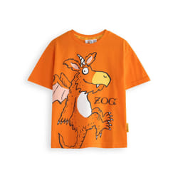 The Gruffalo Childrens/Kids Zog Big Face Short-Sleeved T-Shirt - 18-24 Months, Orange