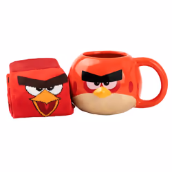 Angry Birds Character Mug and Sock Set