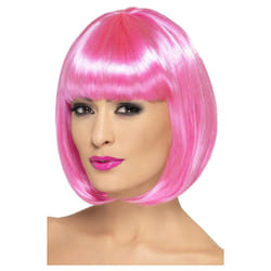 Smiffys Womens/Ladies Partyrama Wig - One Size, Pink