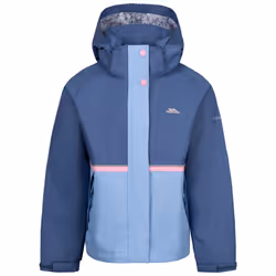 Trespass Girls Allora TP50 Waterproof Jacket - 5-6 Years, Blue Tone