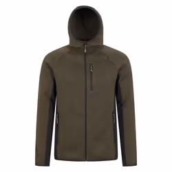 Mountain Warehouse Mens Treston Fleece Hooded Hoodie - XS, Dark Khaki