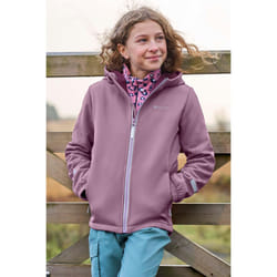 Mountain Warehouse Childrens/Kids Huxley Reflective Soft Shell Jacket - 3-4 Years, Dusky Purple