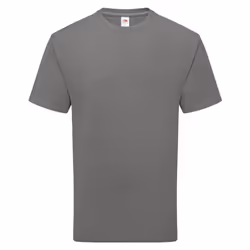 Fruit of the Loom Unisex Adult Cotton T-Shirt - S, Light Graphite