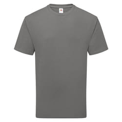 Fruit of the Loom Unisex Adult Cotton T-Shirt - S, Light Graphite
