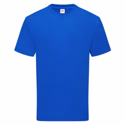 Fruit of the Loom Unisex Adult Cotton T-Shirt - S, Royal Blue