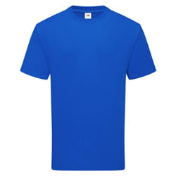 Fruit of the Loom Unisex Adult Cotton T-Shirt - S, Royal Blue