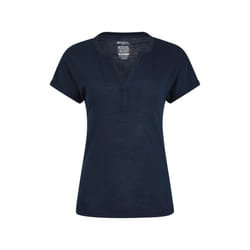 Mountain Warehouse Womens/Ladies Skye Slub Quick Dry T-Shirt - 6 UK, Navy