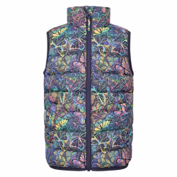 Mountain Warehouse Childrens/Kids Rocko Butterfly Padded Gilet - 7-8 Years, Bright Pink