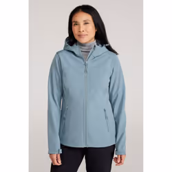 Mountain Warehouse Womens/Ladies Exodus Water Resistant Soft Shell Jacket - 14 UK, Pale Green