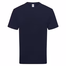 Fruit of the Loom Unisex Adult Cotton T-Shirt - XXL, Deep Navy