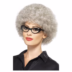 Smiffys Unisex Adult Granny Perm Wig