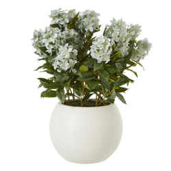 Hill Interiors Hydrangea Artificial Potted Plant - 71cm x 55cm x 55cm, Green