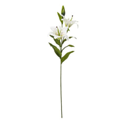 Hill Interiors Madonna Lily Artificial Flower Spray