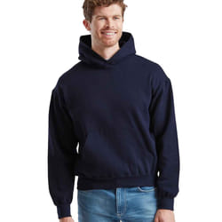 Fruit of the Loom Mens Supercotton Cotton Hoodie - XXL, Deep Navy