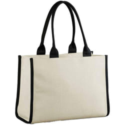 Quadra Puerto Large Tote Bag - L, Natural Black