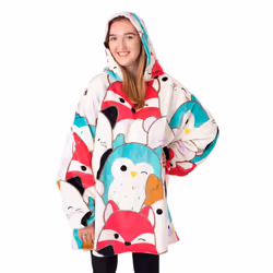 Squishmallows Womens/Ladies Character Blanket Hoodie