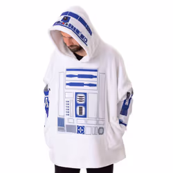 Star Wars Unisex Adult R2-D2 Blanket Hoodie