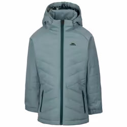 Trespass Childrens/Kids Andee Quilted Casual Jacket - 11-12 Years, Teal Mist