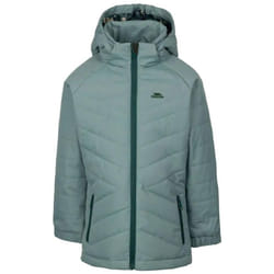 Trespass Childrens/Kids Andee Quilted Casual Jacket - 7-8 Years, Teal Mist