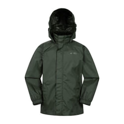 Mountain Warehouse Childrens/Kids Pakka II Waterproof Jacket - 11-12 Years, Khaki Green