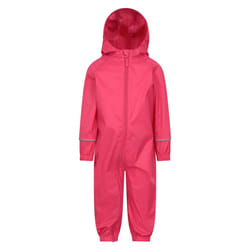 Mountain Warehouse Childrens/Kids Puddle Waterproof Rain Suit - 18-24 Months, Pink