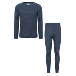Mountain Warehouse Mens Talus Thermal Base Layer Set - XXL, Navy