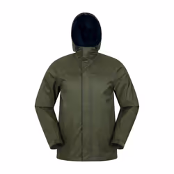 Mountain Warehouse Mens Torrent Waterproof Jacket - XXL, Khaki Green