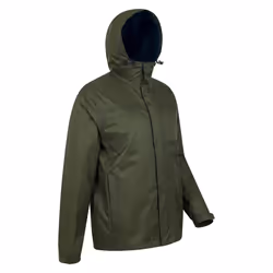 Mountain Warehouse Mens Torrent Waterproof Jacket - XXL, Khaki Green