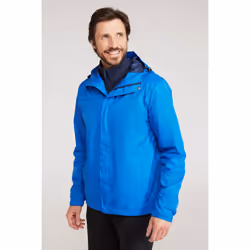 Mountain Warehouse Mens Torrent Waterproof Jacket - L, Cobalt