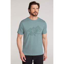 Mountain Warehouse Mens Tonal Organic T-Shirt - XS, Light Khaki