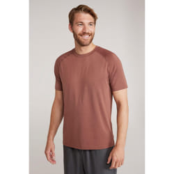 Mountain Warehouse Mens Quick Dry T-Shirt - M, Light Pink