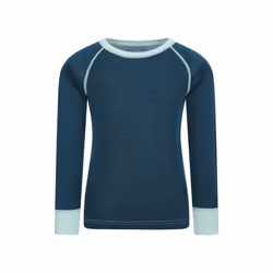 Mountain Warehouse Childrens/Kids Merino II Round Neck Base Layer Top - 9-10 Years, Teal