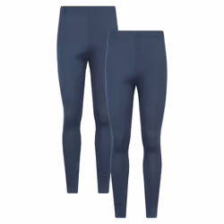 Mountain Warehouse Mens Talus Base Layer Bottoms (Pack of 2) - 4XL, Navy