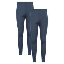 Mountain Warehouse Mens Talus Base Layer Bottoms (Pack of 2) - 4XL, Navy