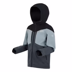 Regatta Childrens/Kids Highton VI Waterproof Jacket - 3-4 Years, Seal Grey/Cloudy Grey/Black