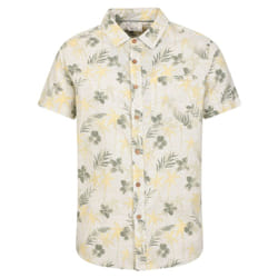 Mountain Warehouse Mens Tropical Short-Sleeved Shirt - L, Khaki