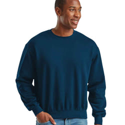 Fruit Of The Loom Mens Supercotton Sweatshirt - L, Mountain Blue